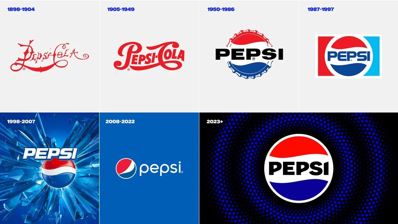 Pepsi trình làng diện mạo logo mới sau 12 năm: Siêu phẩm hot nhất mọi thời đại 6 lich-su-hinh-thanh-logo-Pepsi