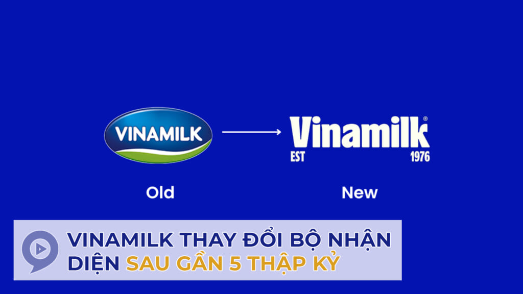 Vinamilk thay đổi bộ nhận diện